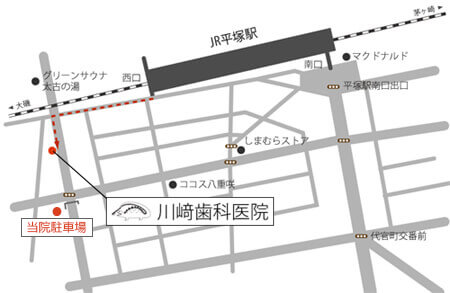 医療法人ORC 川崎⻭科医院地図
